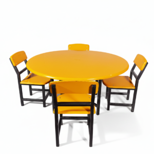 Pre-Round Table with 4 Chairs